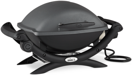 WEBER Elektrogrill Q 1400 in Dark Grey Elektrogrill, Grau (2200 Watt)