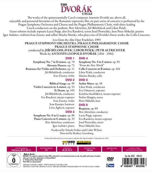 Belohlavek/Altrichter/Pesek/Prague Symphony Orch. - Cycle The - Dvorák (DVD)