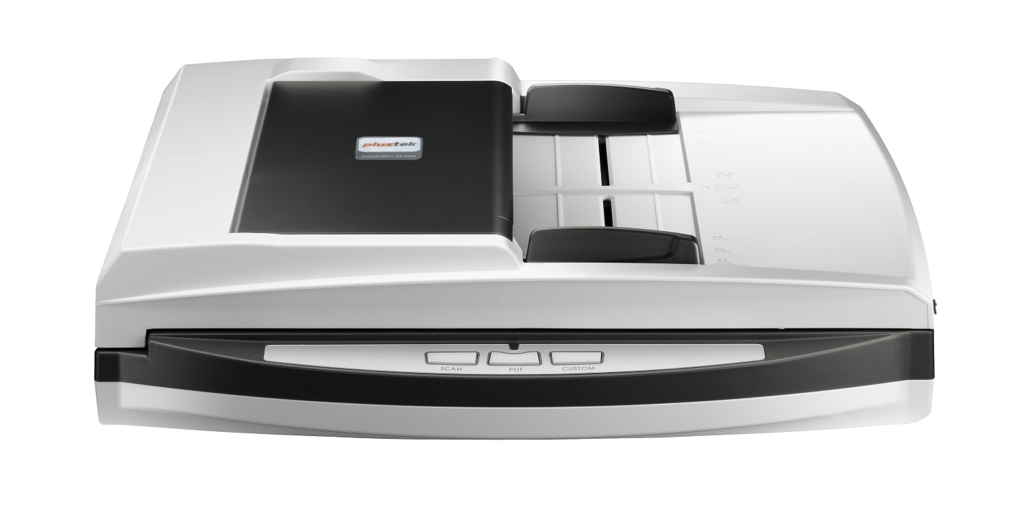 PLUSTEK SmartOffice PL4080 Dokumentenscanner , Flachbett: bis zu 1.200 x 1.200 dpi, ADF: bis zu 600 x 600 dpi, Dual-CIS