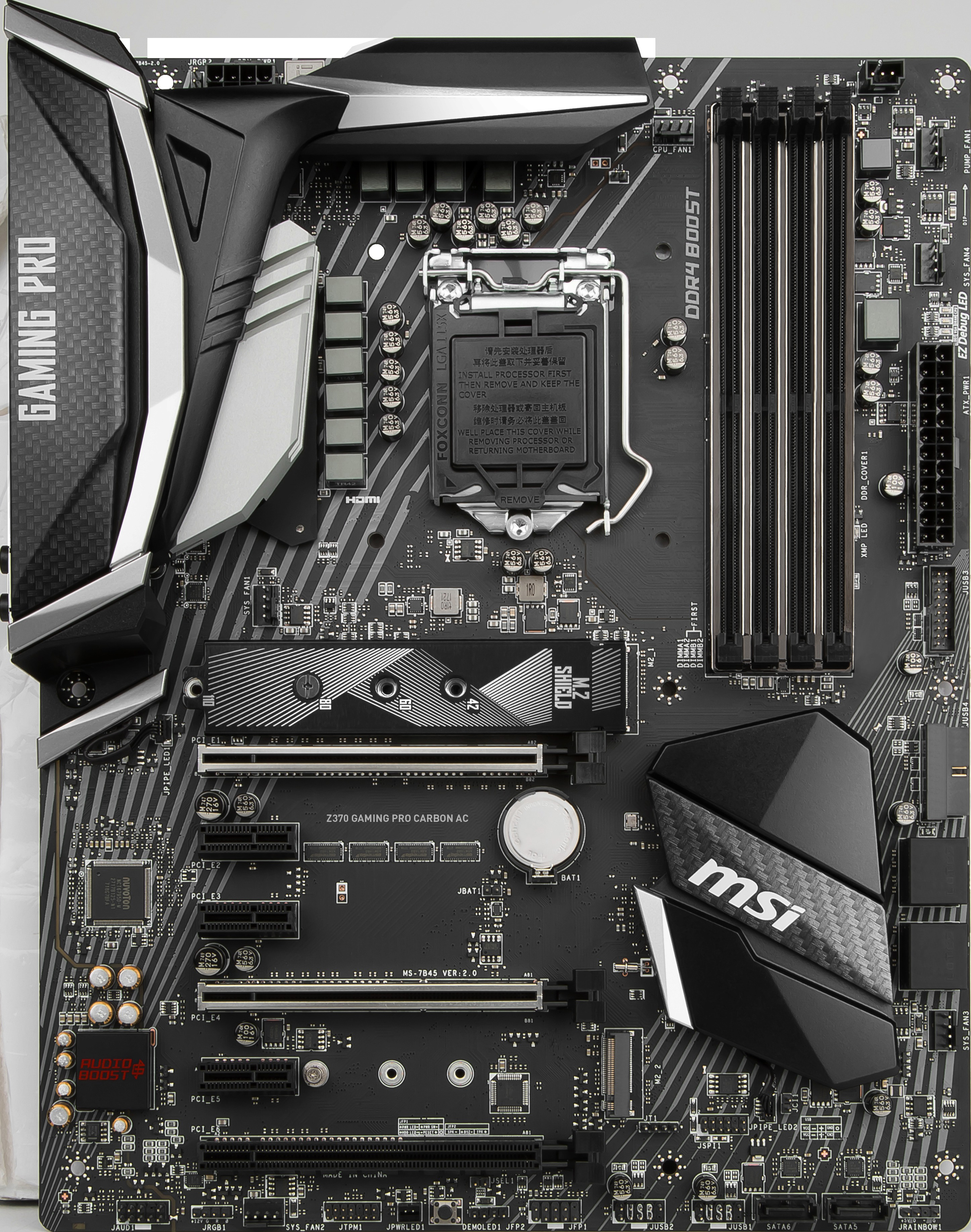 MSI Z370 Gaming Pro Carbon Mainboard