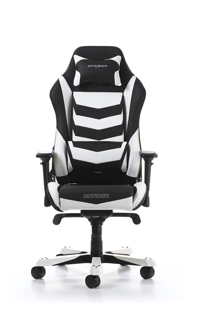 DXRACER Iron I166 Gaming Chair, Black/White Gaming Stuhl, Schwarz/Weiss