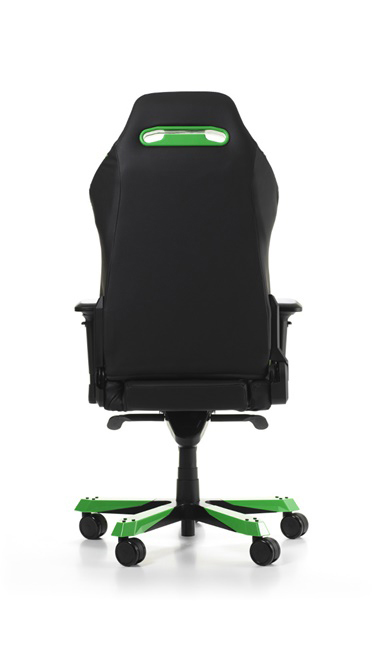 DXRACER Iron I166 Gaming Chair, Black/Green Gaming Stuhl, Schwarz Grün