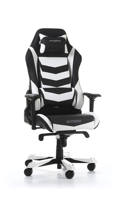 DXRACER Iron I166 Gaming Chair, Black/White Gaming Stuhl, Schwarz/Weiss