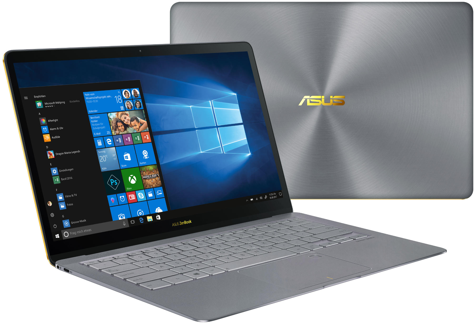 ASUS ZenBook Deluxe UX490UA - 14 Zoll - Intel® Core™ i7 i7-7500U - 16 GB - 512 GB - Intel® HD 620 - Windows 10 Home (64 Bit)