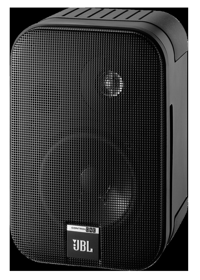 JBL Control One 1 Paar Regallautsprecher (Passiv, Schwarz