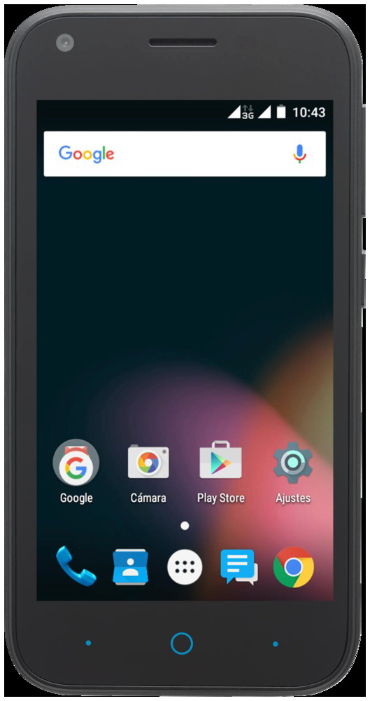 ZTE BLADE L110 8 GB Schwarz Dual SIM