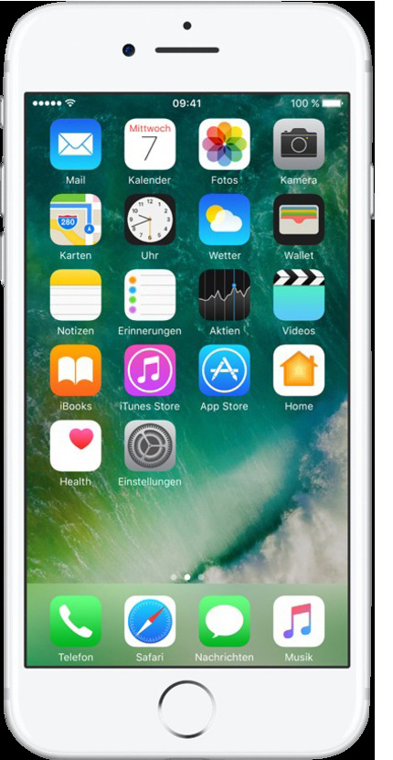 APPLE iPhone 7 32 GB Silber