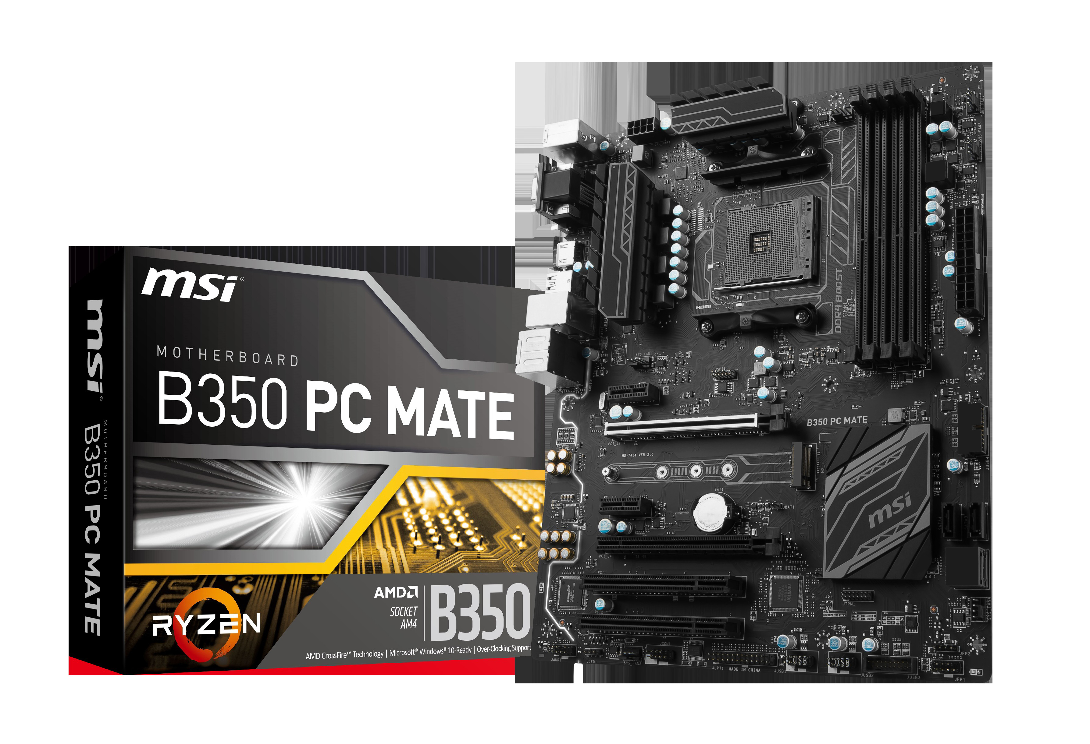 MSI B350 PC Mate Mainboard