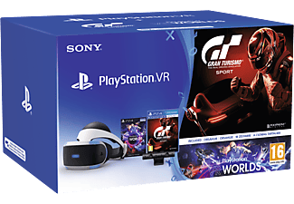 SONY PlayStation VR szemüveg + kamera + VR Worlds + Gran Turismo Sport
