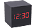 ITOTAL XL0029A LED-es fa ébresztőóra dátum és idő kijelzéssel, fekete, 6x6cm