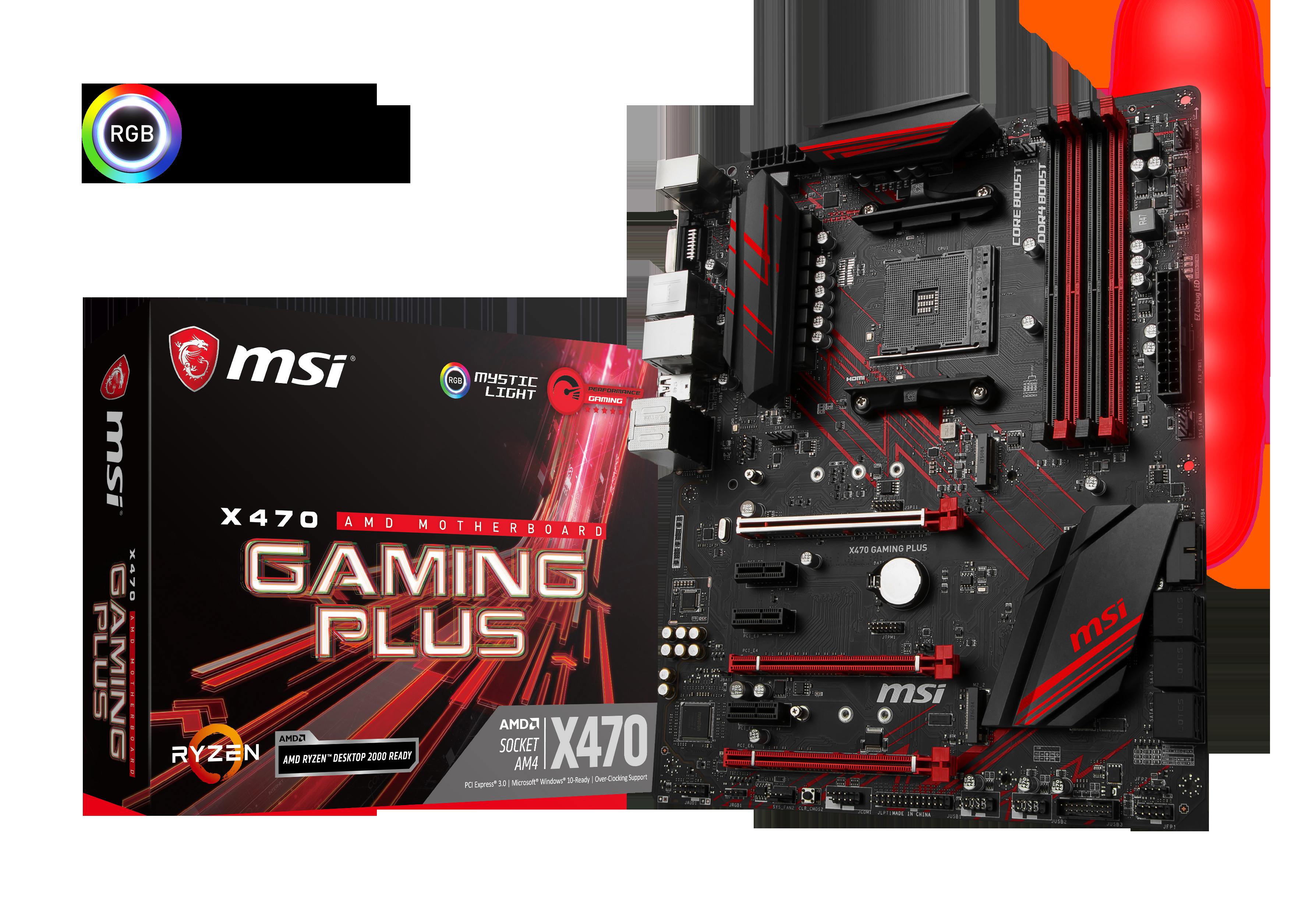 MSI X470 Gaming Plus Mainboard