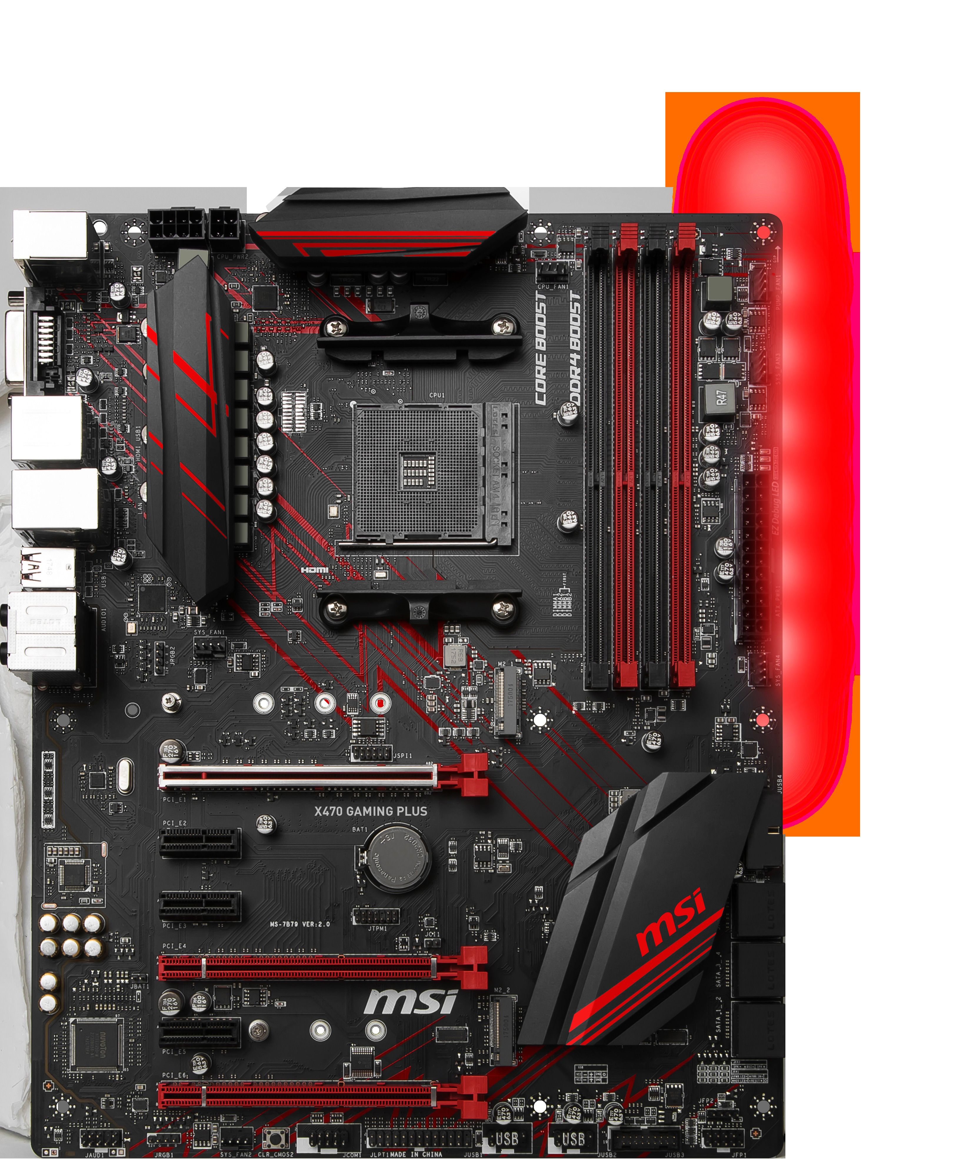 MSI X470 Gaming Plus Mainboard