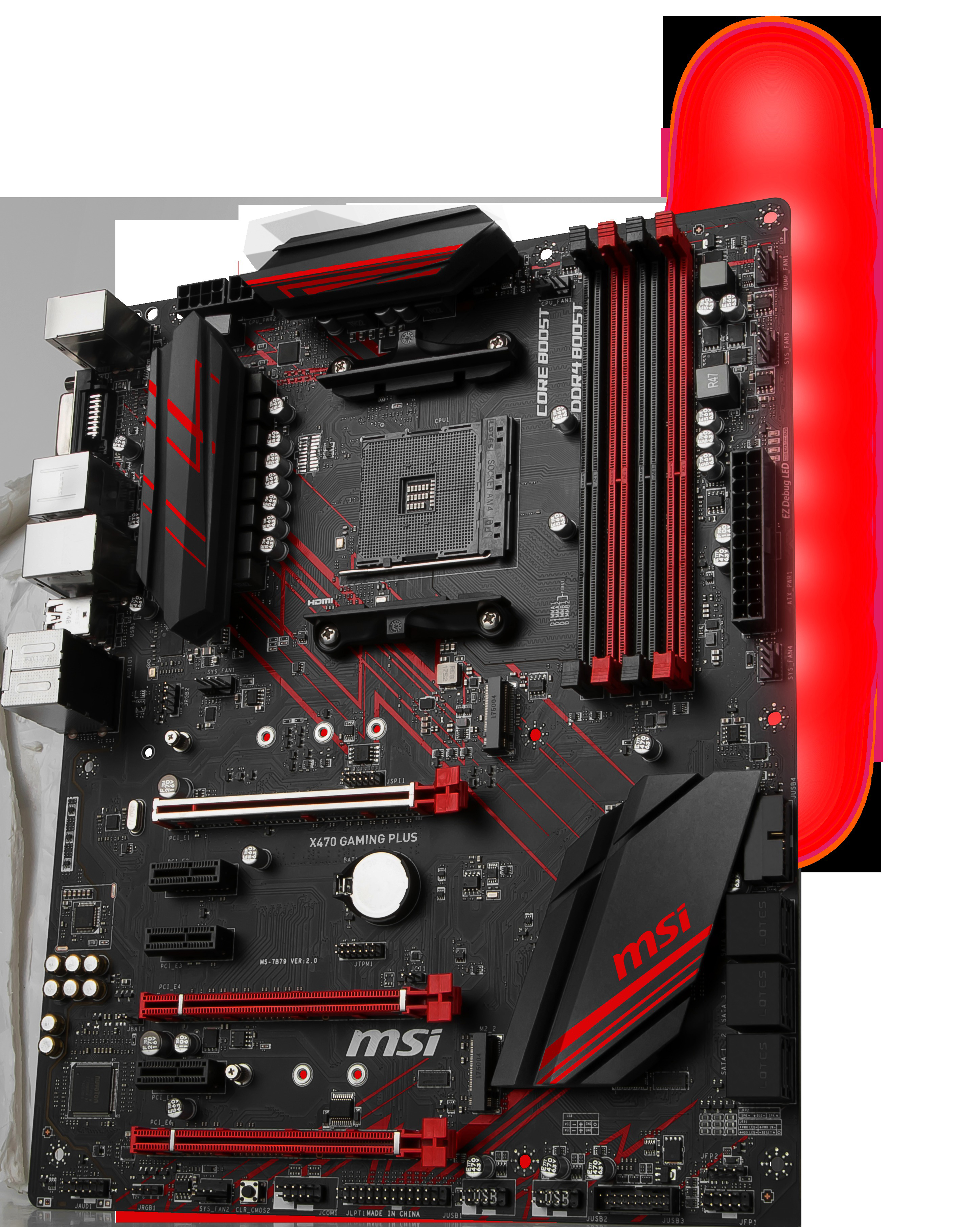 MSI X470 Gaming Plus Mainboard