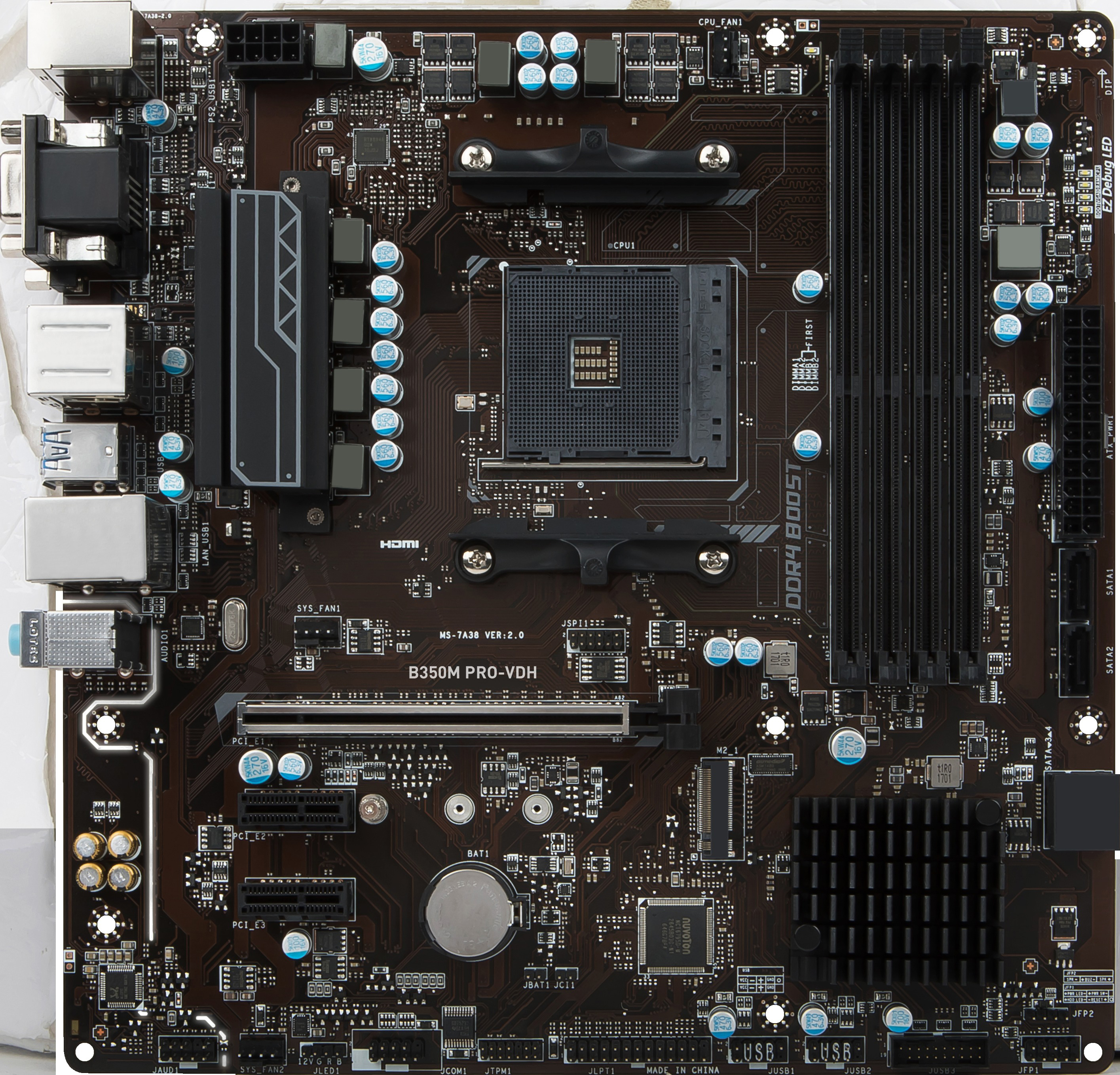 MSI B350M Pro VDH Mainboard