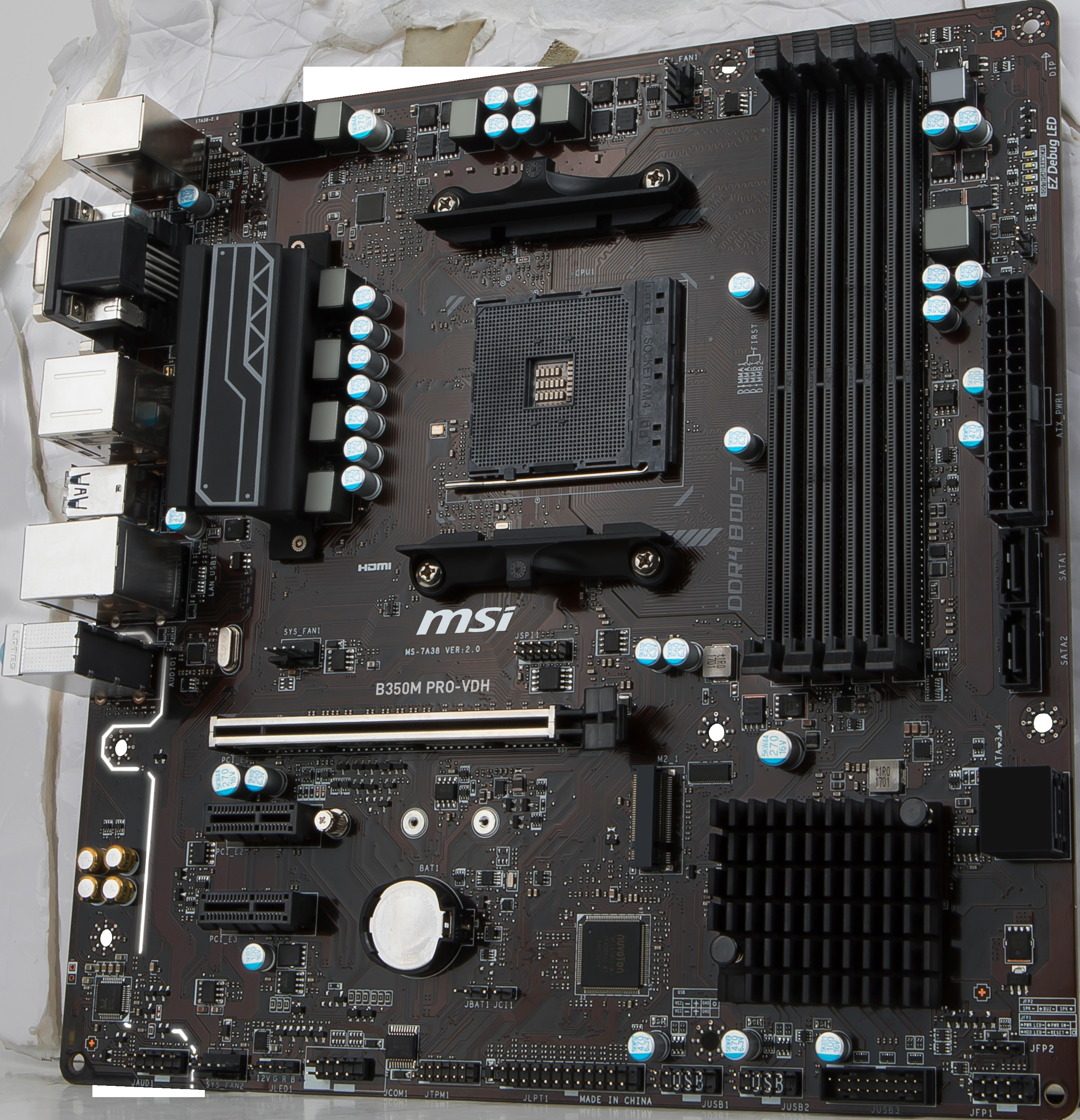 MSI B350M Pro VDH Mainboard