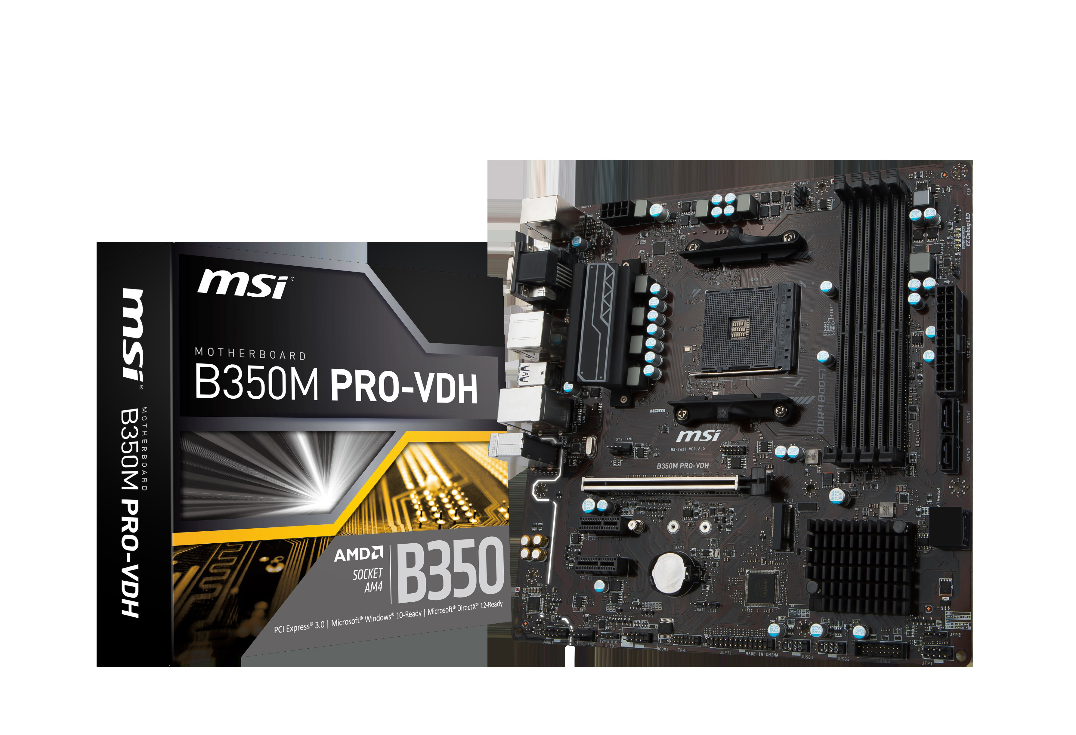 MSI B350M Pro VDH Mainboard
