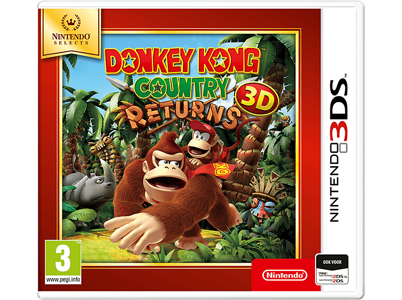 Donkey Kong Country Returns 3D UK 3DS
