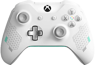 MICROSOFT Xbox Wireless Controller Sport White SE - Controller (Weiss/Türkis)