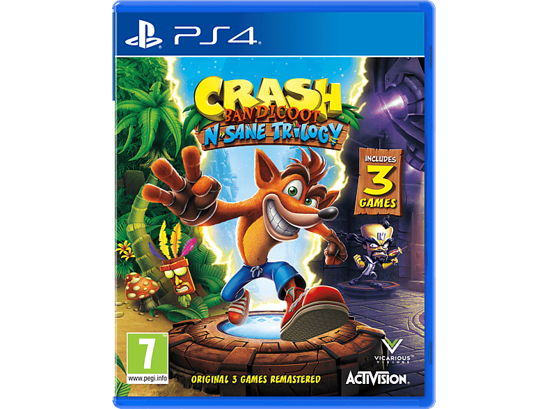 Activision Crash Bandicoot N. Sane Trilogy + 2 Bonus Levels Uk PS4