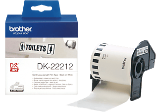 BROTHER PTOUCH DK-22212 - Etichette (Bianco)