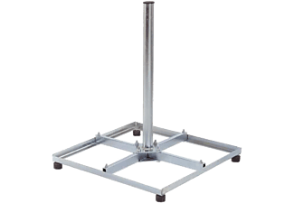 NIWOTRON Balkonständer - 4 Betonplatten (Chrome)