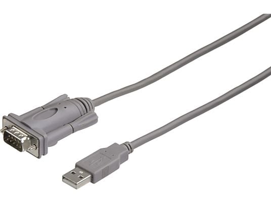HAMA 53325 CONVERTER USB1.1/SERIAL - Adapterkabel, 2 m, Grau
