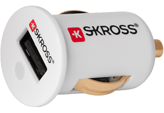 SKROSS MIDGET USB CAR CHARGER - KFZ Ladegerät (Weiss)