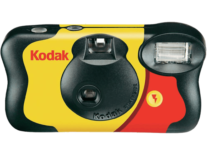 KODAK Fun Flash Einwegkamera, Schwarz/Gelb