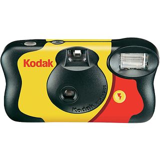 KODAK Fun Flash - Einwegkamera Schwarz/Gelb