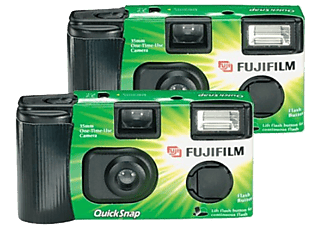 FUJIFILM FUJIFILM QuickSnap Flash 400 - Macchina fotografica monouso - 35 mm - Fotocamera monouso (Nero)