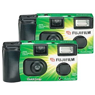 FUJIFILM QuickSnap Flash 400 - Macchina fotografica monouso - 35 mm - Fotocamera monouso (Nero)