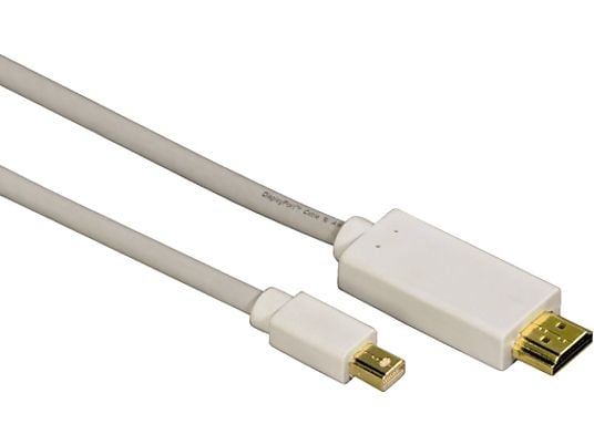 HAMA 53220 Mini-DisplayPort Adapterkabel - Adapterkabel (Lichtgrau/Weiss)