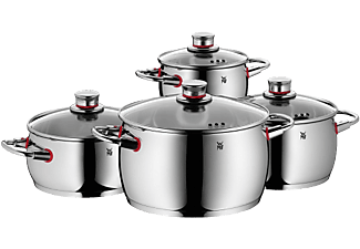 WMF WMF Quality One - Batteria da cucina - 4 Pezzi - Argento - Set di pentole (Argento)