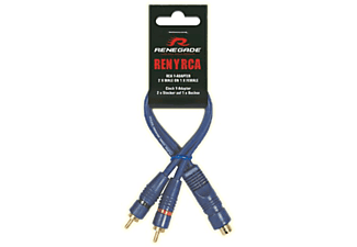 RENEGADE CINCH Y-Adapter RENYRCA - Audioadapter-Kabel (Blau)