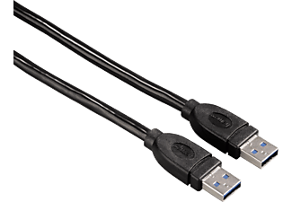 HAMA Câble USB 3 (A-A), Blindé, 1.8 m - Câble de données, 1.8 m, 