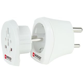 SKROSS Country Adapter Combo - World to India - Adaptateur de voyage (Blanc)