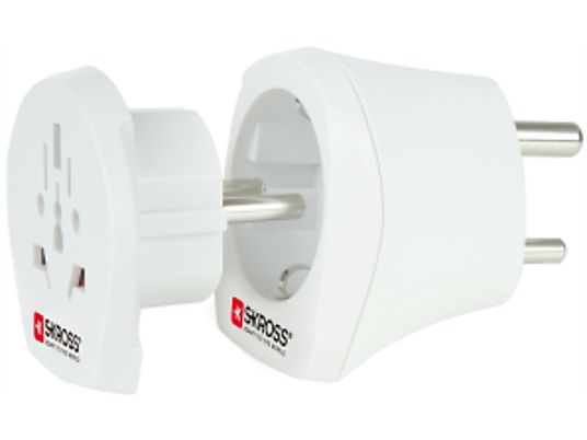 SKROSS Country Adapter Combo - World to India -  (Bianco)