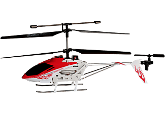 WIRELESSINPUT iHeli032 - Hélicoptère commandé par application (Blanc/Rouge)
