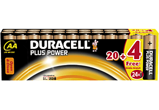 DURACELL AA PLUS POWER ALKALINE 24PCS - Pile