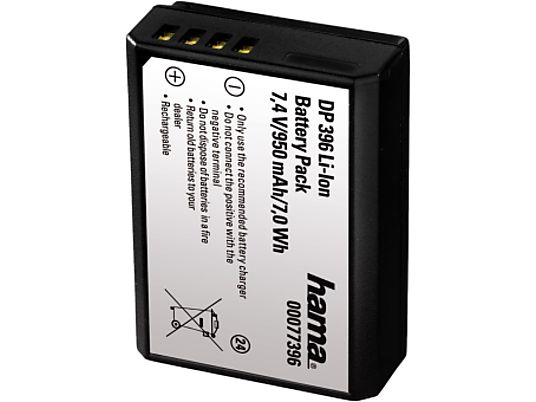 HAMA 77396 DP 396 BATTERY CANON - Akku (Schwarz)