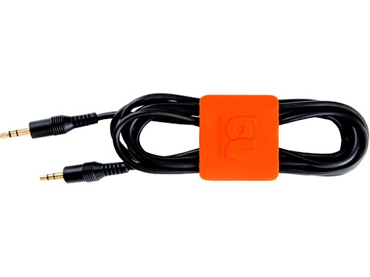 BLUELOUNGE CableClip MEDIUM - Support pour câble (Orange, gris foncé)