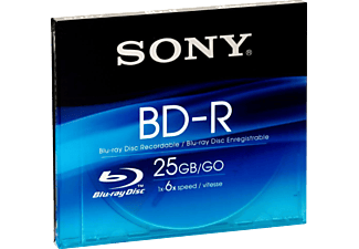SONY SONY BD-R Blu-Ray Disc Recordable - 25 GB - 6x - 1 pezzi - Disco Blu-ray