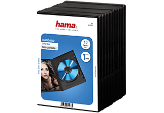 HAMA hama DVD Jewel Case with foil, nero (pacchetto di 10 ) -  (Nero)