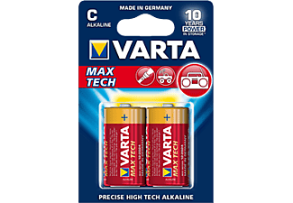 VARTA VARTA Max Tech C - Pacchetto da 2 - Rosso - Batterie (Rosso)