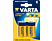 VARTA Longlife - C Batterie (Gelb/Blau)