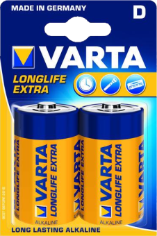 VARTA Batterie Longlife 2D 2er Pack 