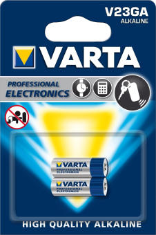 Piles Sp&eacute;ciales V23GA / 8LR932 Varta Alcaline 12V (par 2