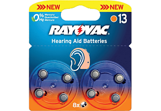 VARTA RAYOVAC Hearing Aid 13 - Blister di 8 - Batteria per apparecchio acustico