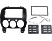 AIV 2-DIN masque - Cache d'autoradio (Noir)