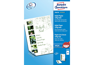 AVERY ZWECKFORM AVERY Zweckform Superior Inkjet Carta, DIN A4, 170 g/m², 100 fogli - 